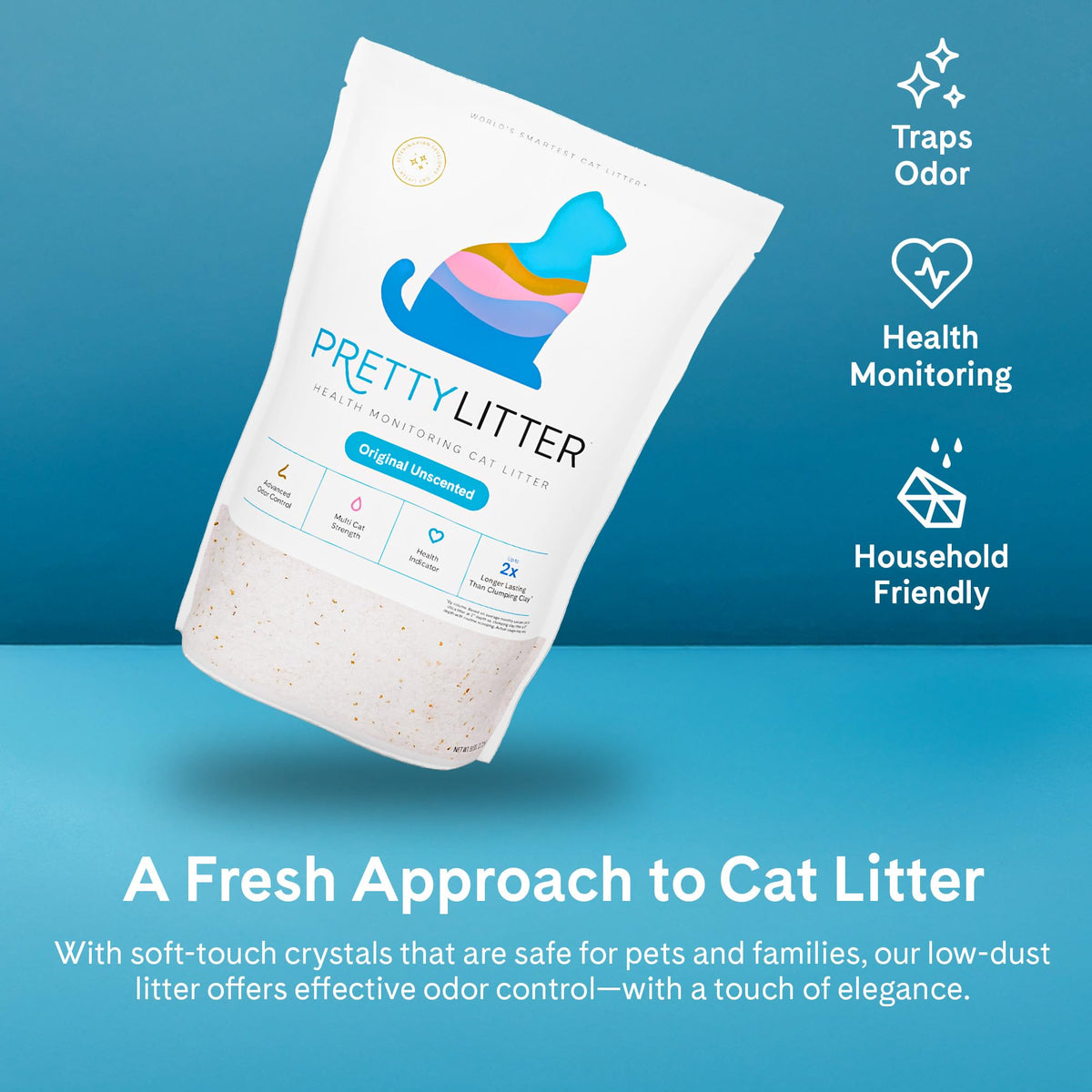 Unscented 6 lb. 2-Pack Cat Litter Z850345