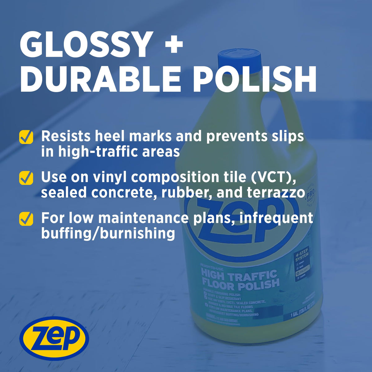 High Traffic Floor Polish 5 Gal J505