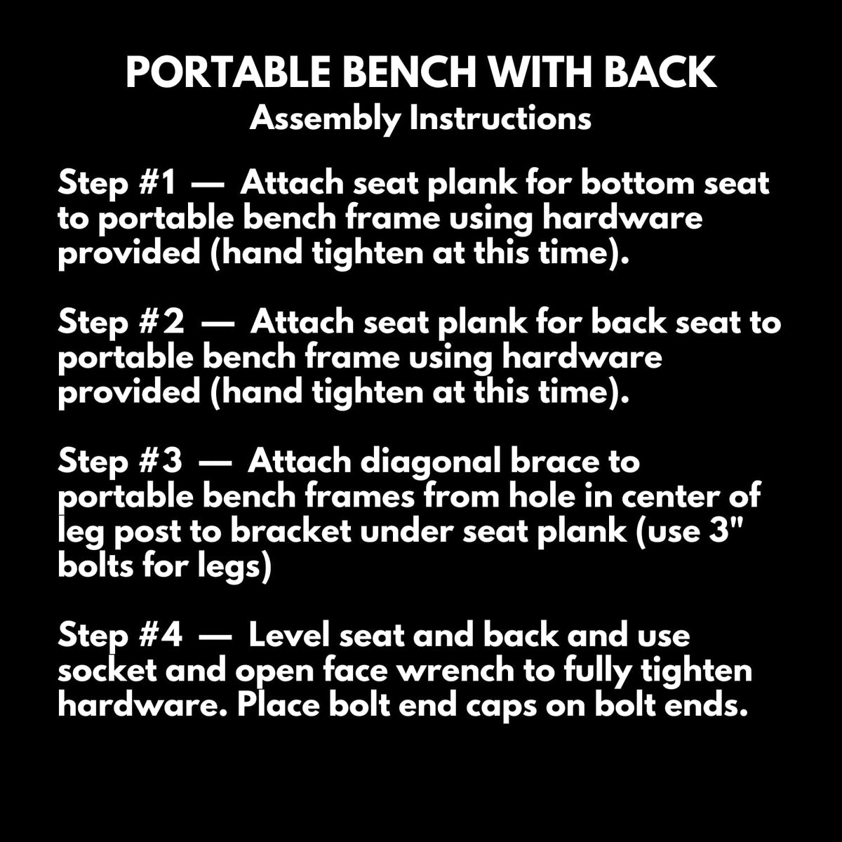 Red 6Ft Portable Outdoor Bench with Back U927