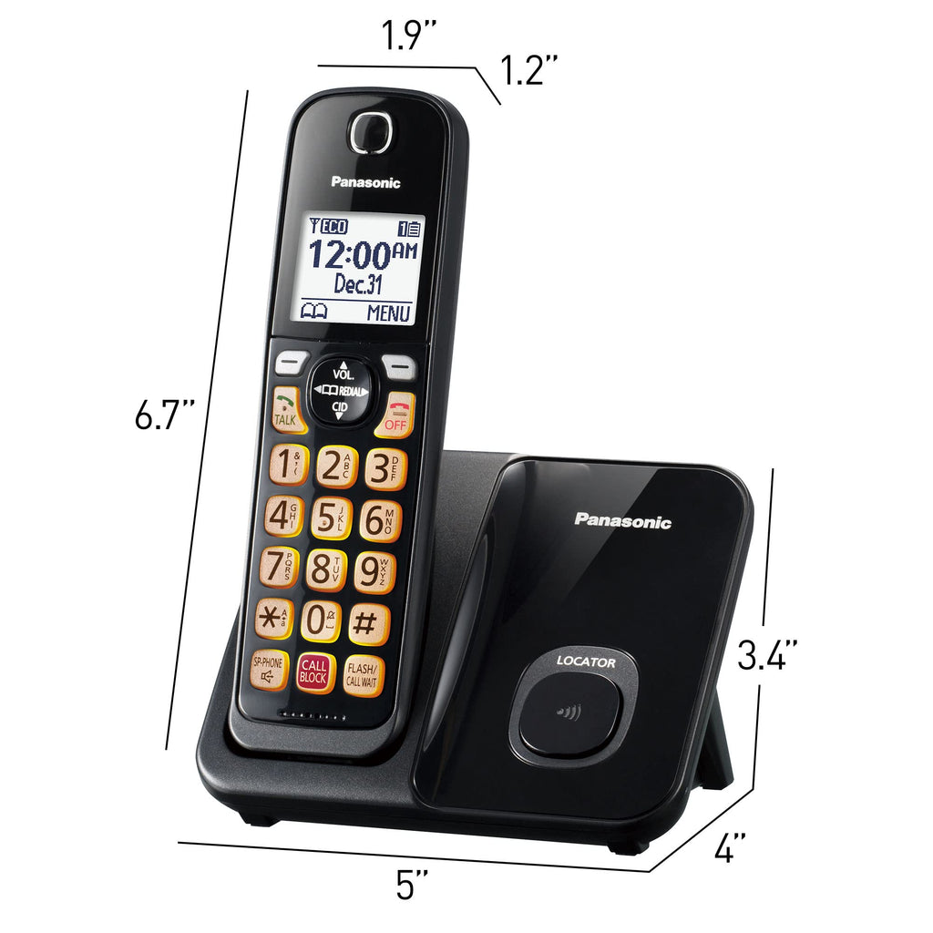 Cordless Phone with Call Block, Bilingual Caller ID, Large Display, 1 Handset L518