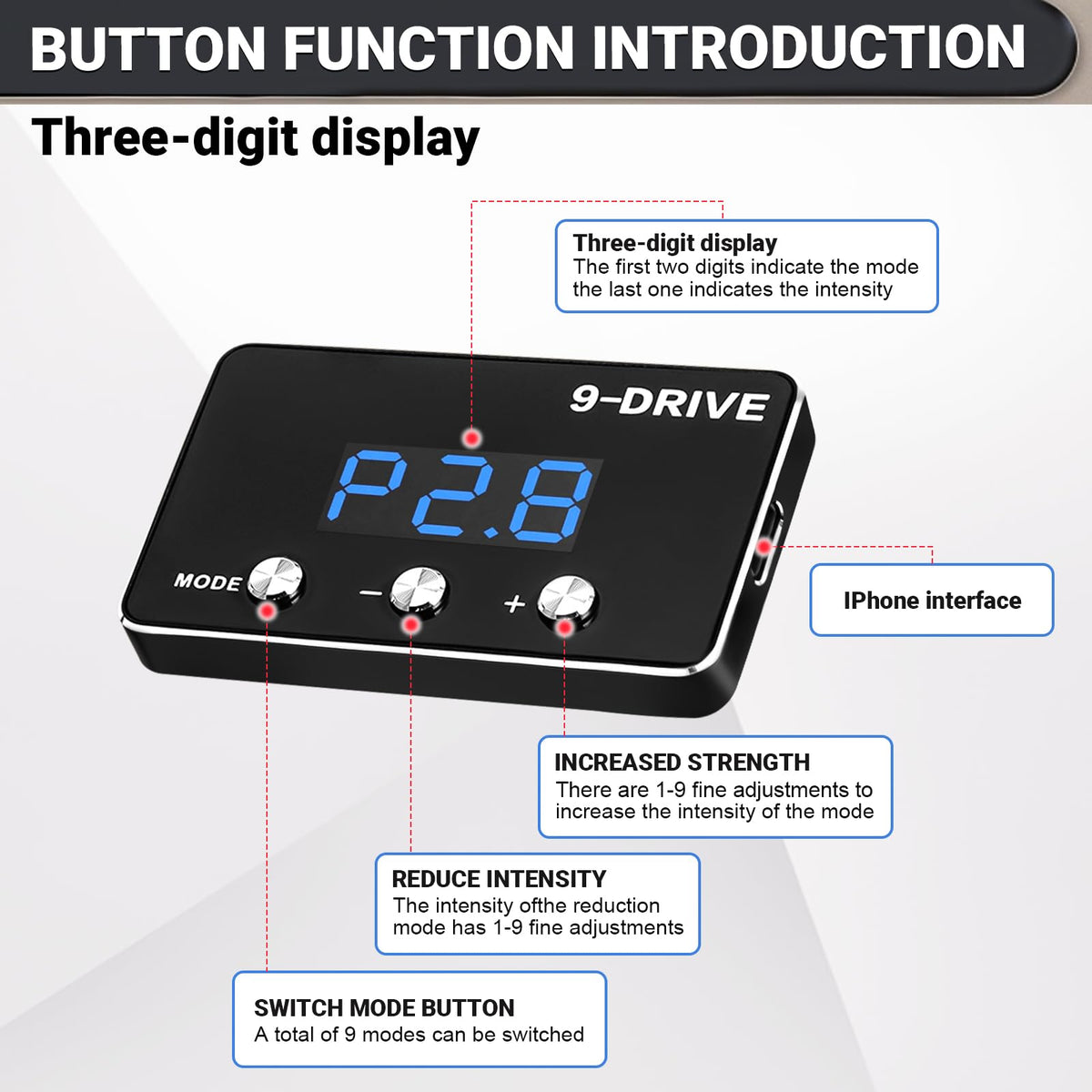 9 Drive Mode Throttle Response Controller J754
