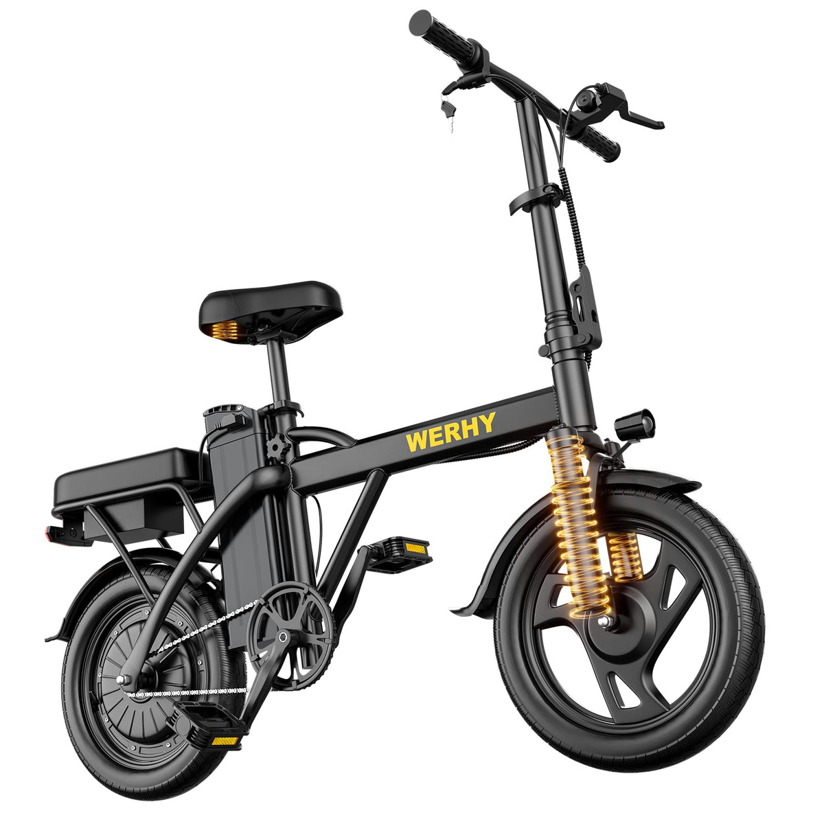 Electric Bike for Adults 750W Peak Motor 20 MPH Folding Ebike 14" X264637