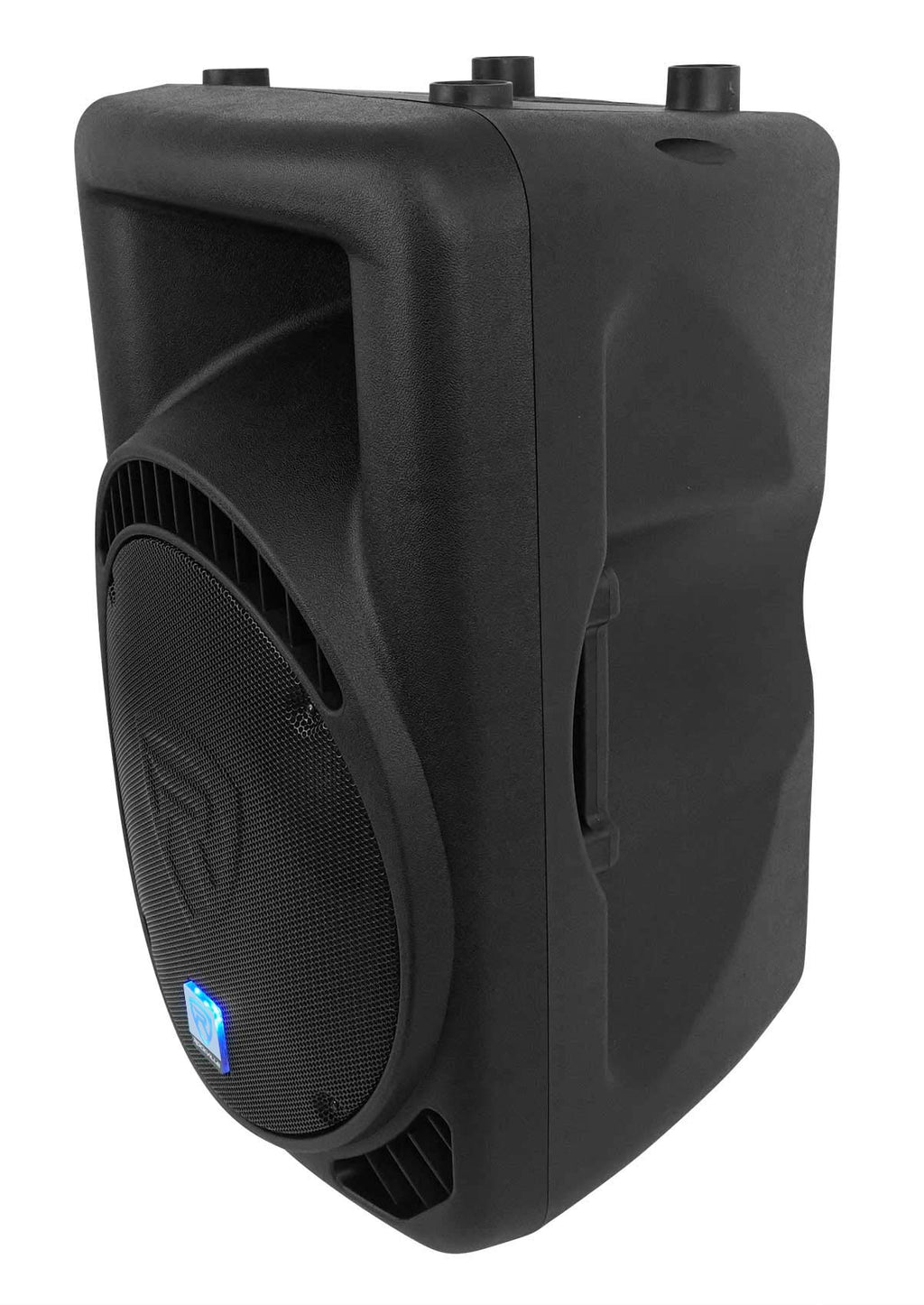 12-Inch Powered PA Speakers 2-Pack with LED Stands Y1105