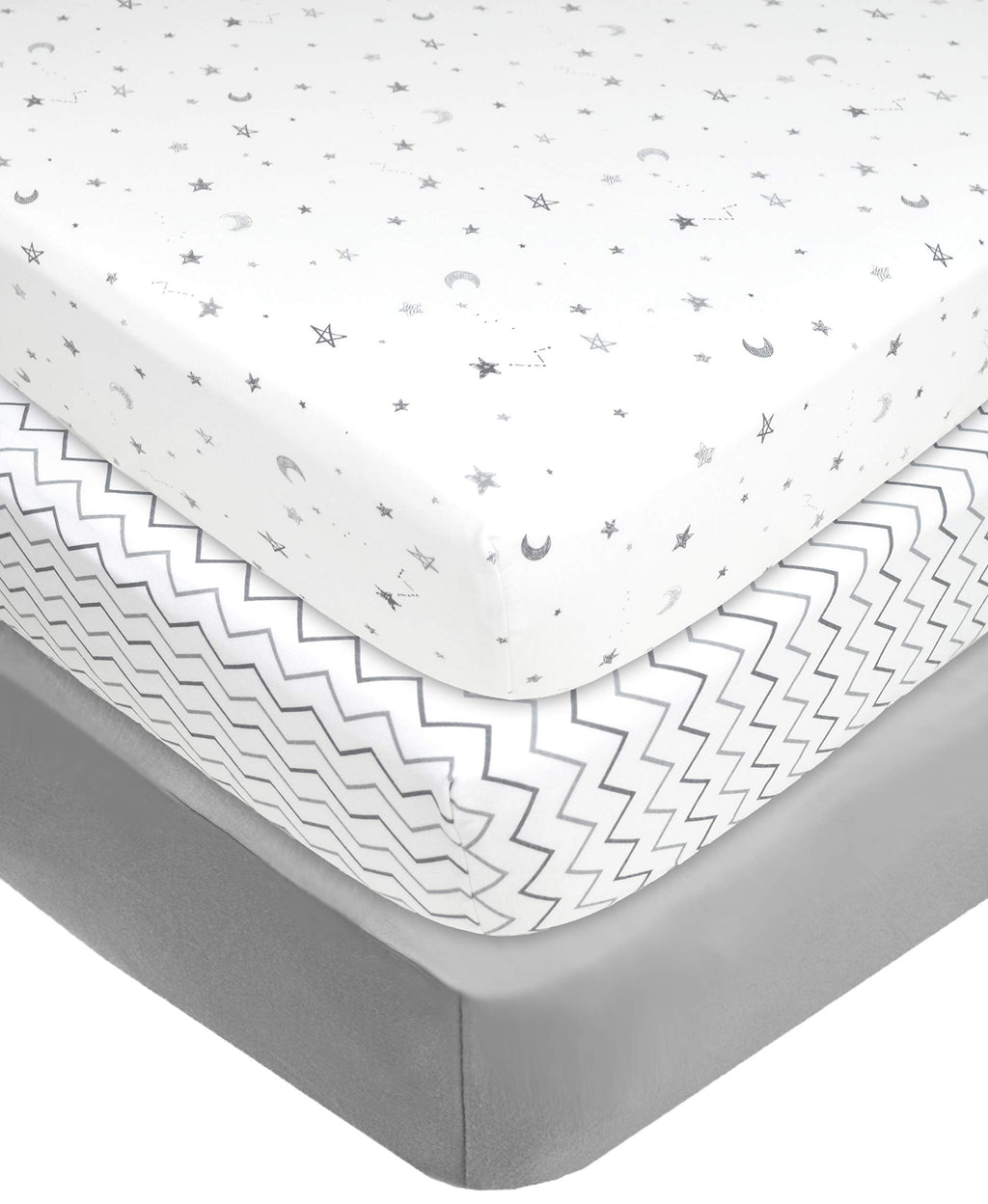 Mini Crib Mattress and 3 Pack Fitted Mini Crib Sheet Set M16255