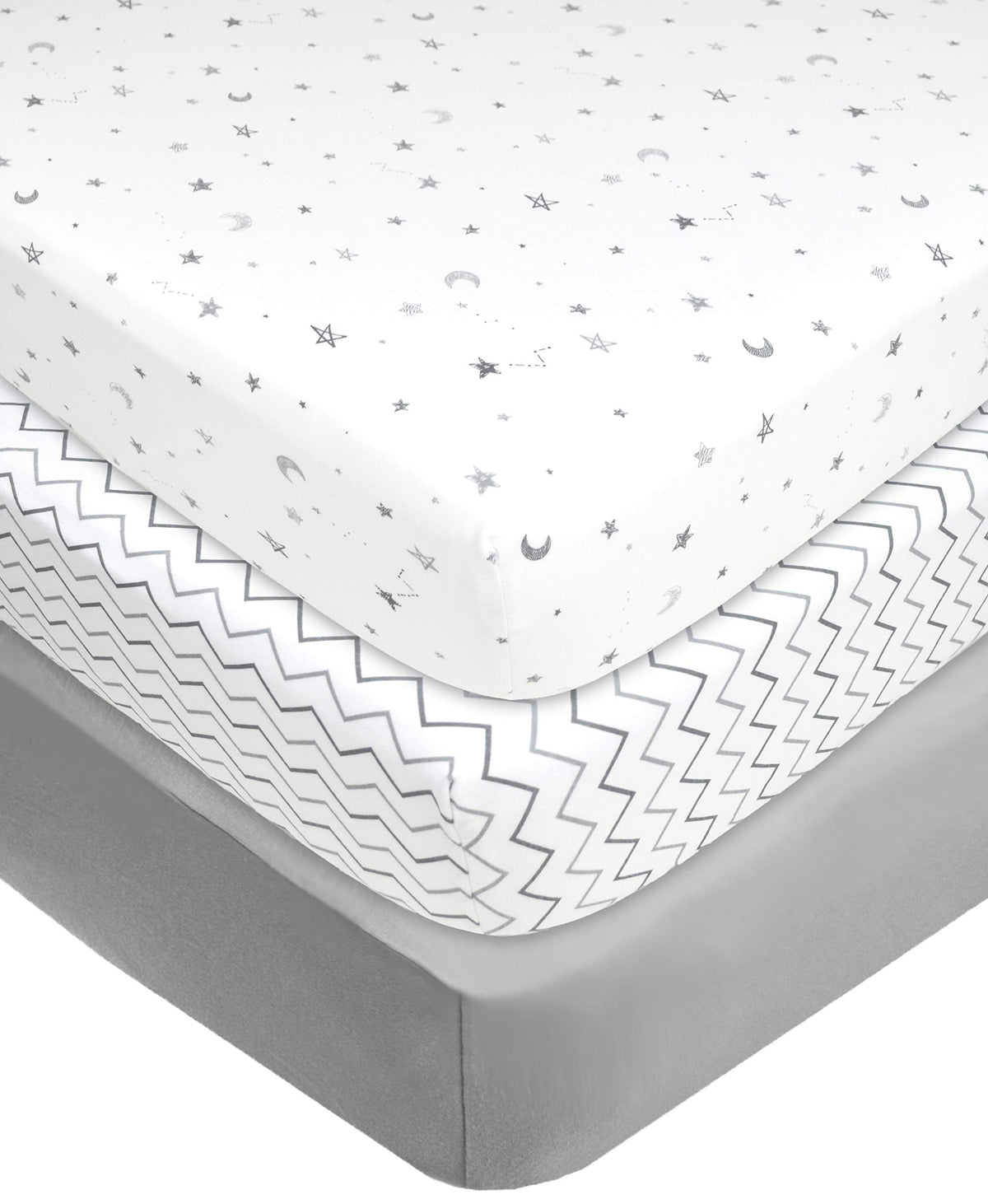 Mini Crib Mattress and 3 Pack Fitted Mini Crib Sheet Set M16255