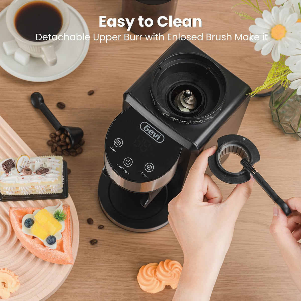Black Burr Grinder 35 Settings Z42779