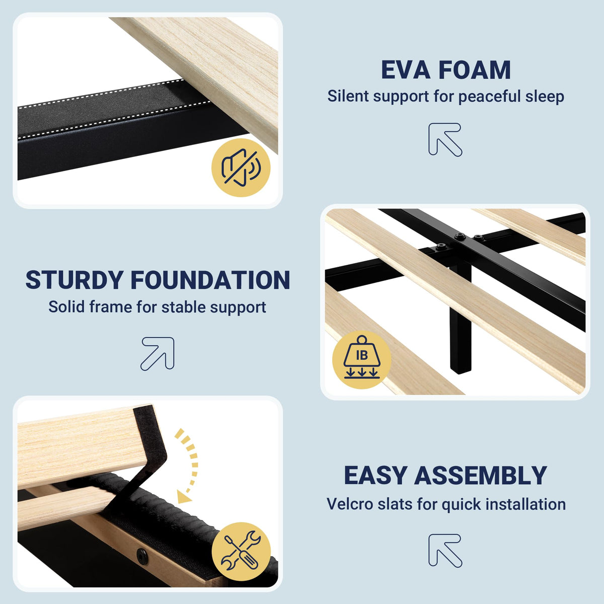 Queen Bed Frame with Adjustable Corduroy Headboard K99949