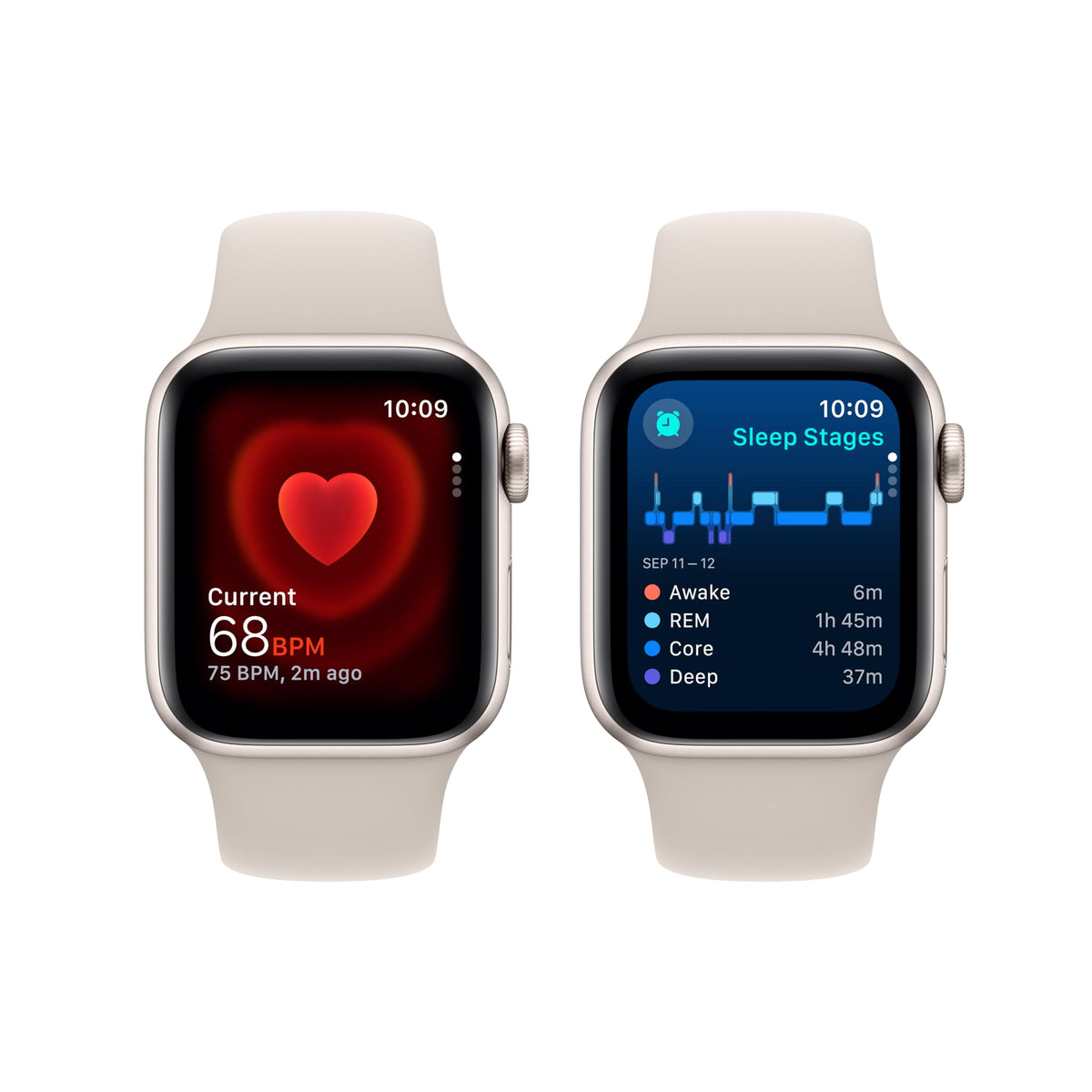 GPS + Cellular 40mm Starlight Aluminum Smartwatch F287306