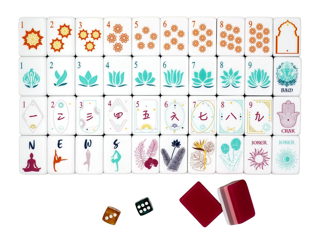 160 Acrylic Mahjong Set C236
