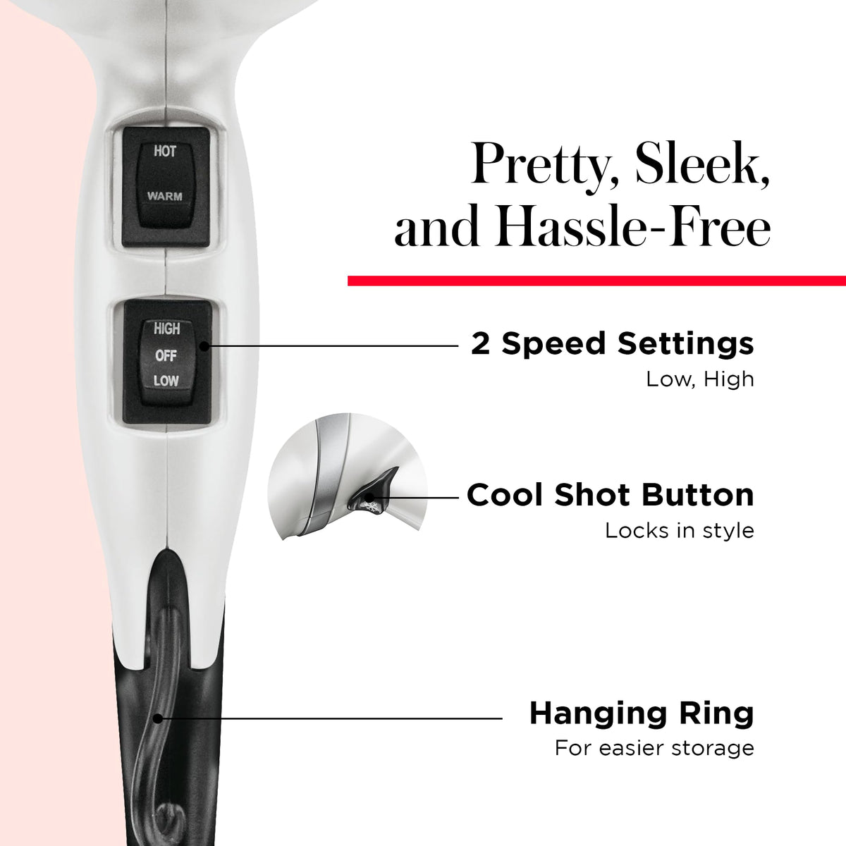 1875W Infrared Hair Dryer U8784