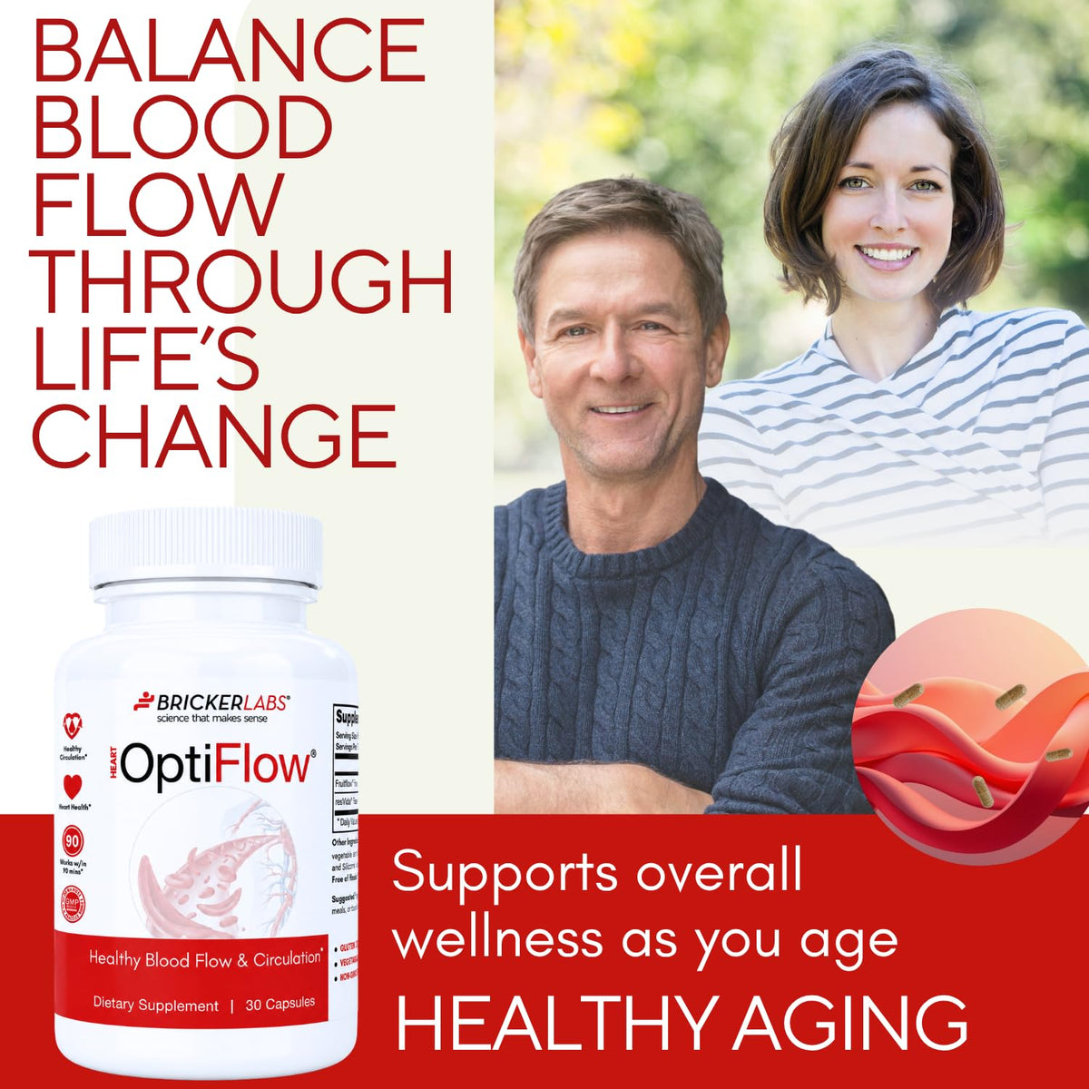 Blood Circulation Supplement 30 Capsules E603714