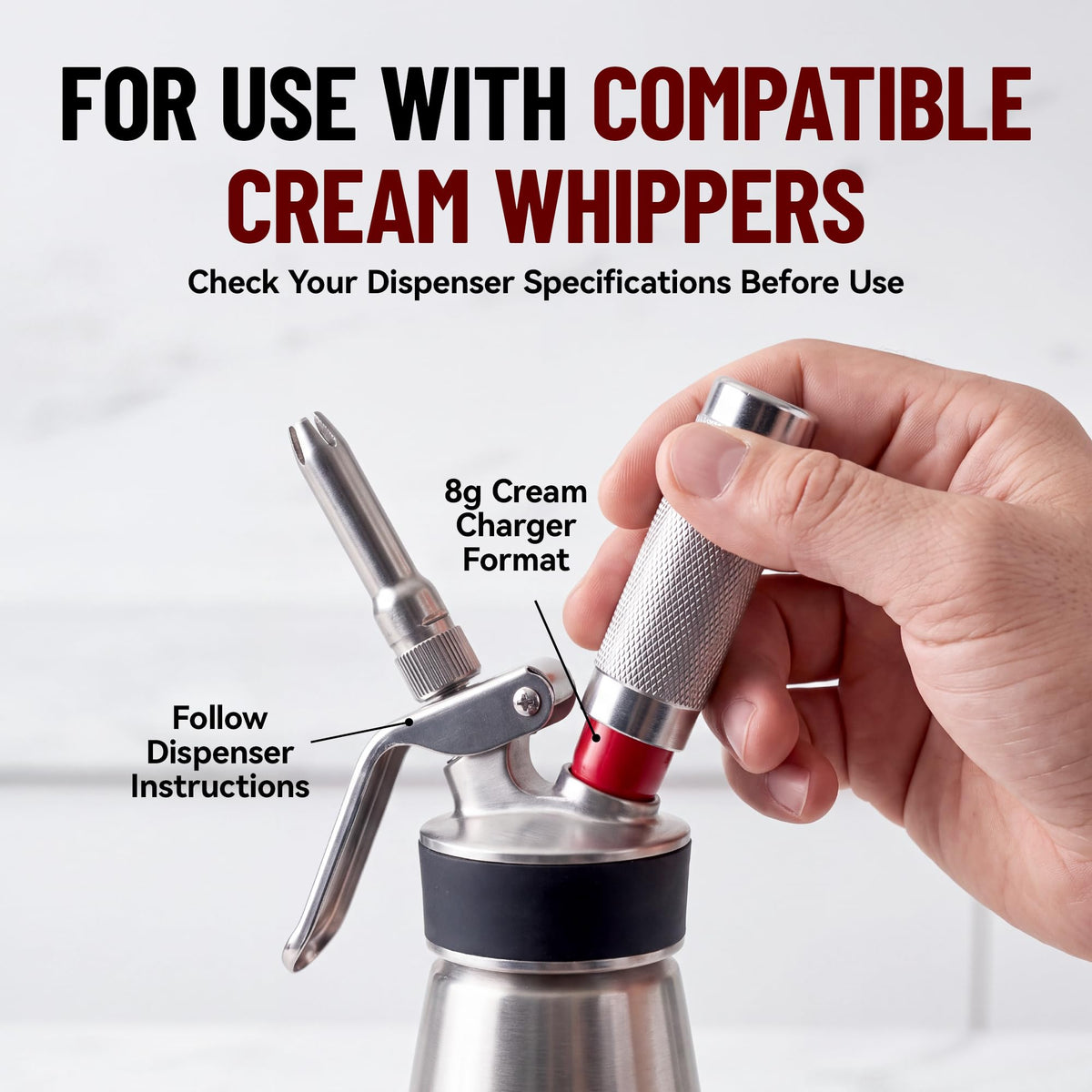 10 Pack 8g Whipped Cream Chargers B682713