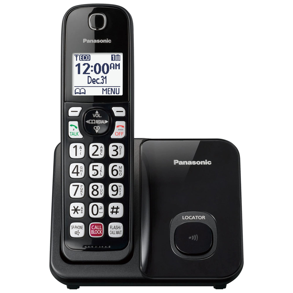 Cordless Phone with Call Block, Bilingual Caller ID, Large Display, 1 Handset L518