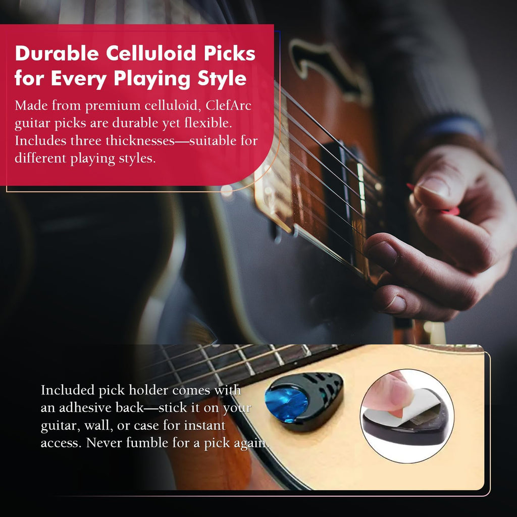 Black U-Shaped Guitar Wall Hanger 2 Pack A463280