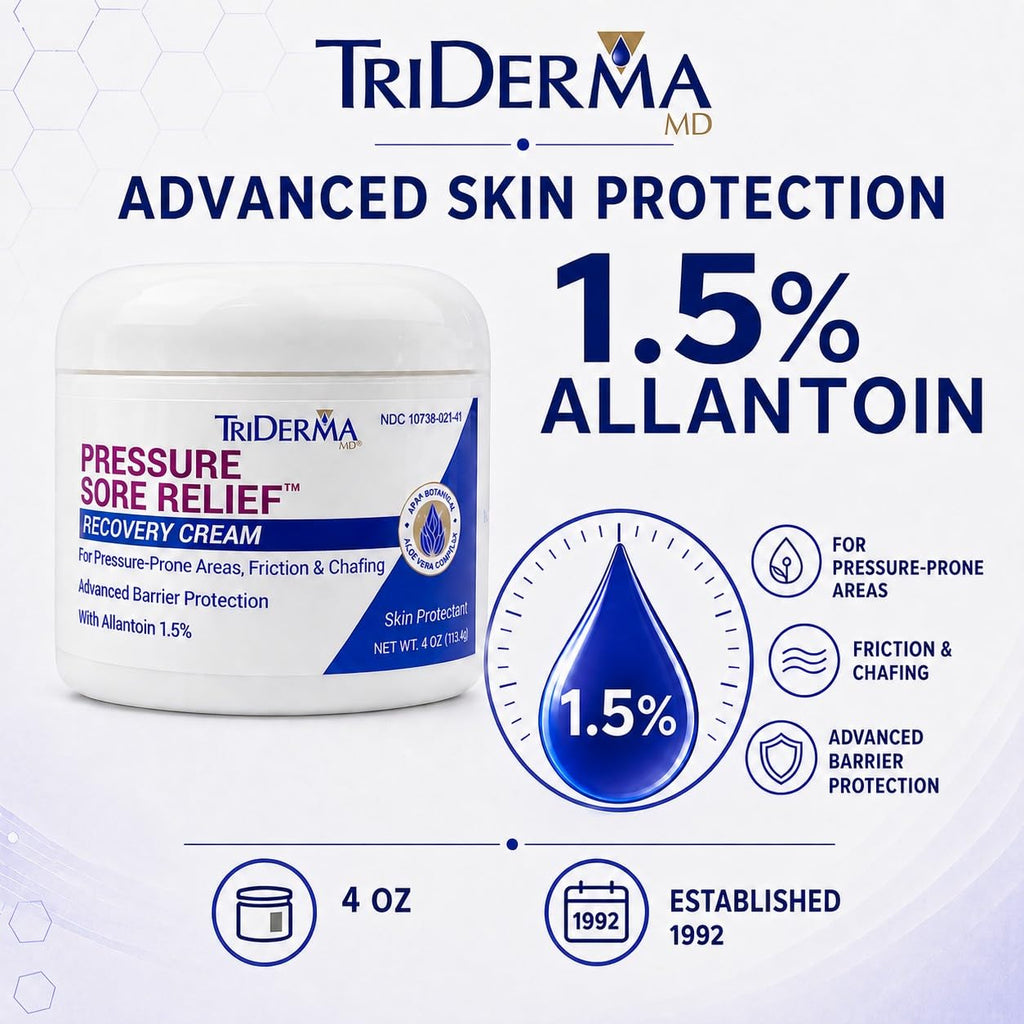 Healing Cream for Pressure Sores with Calendula and Aloe, 4 oz Jar W206