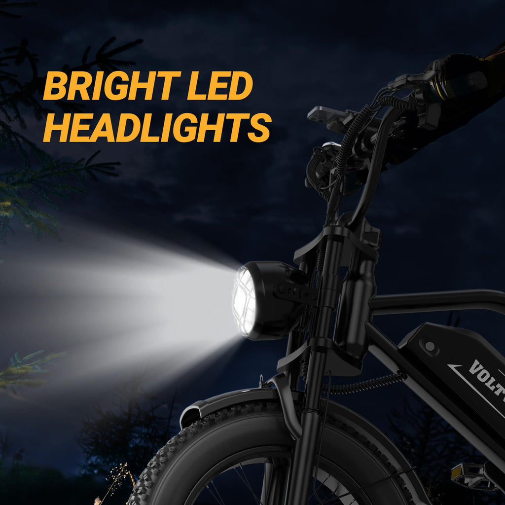 Full Suspension 1500w Motor 31MPH 40-70 Miles 48V 960Wh Removable Battery 20-Inch Fat Tires Electric ebike P290