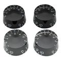 Black 4Pcs Guitar Knobs K647887
