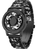 Magnetic Quartz Watch with Stainless Steel Band D15817