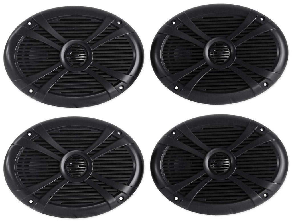 6" x 9" Water-Resistant Marine Boat Speakers, 2-Pack R1774