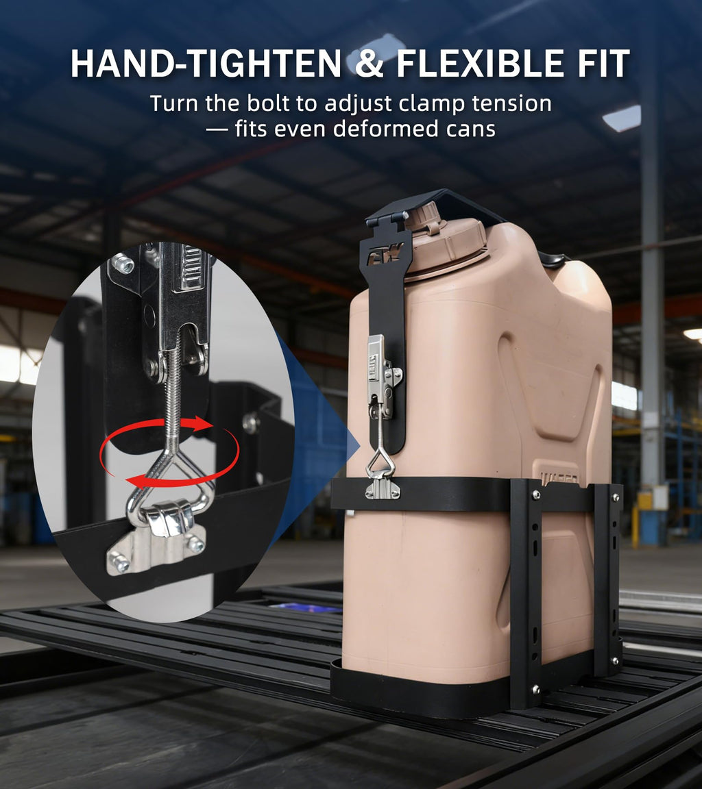 5 Gallon Water Container Mount Holder with Combination Lock Y37617