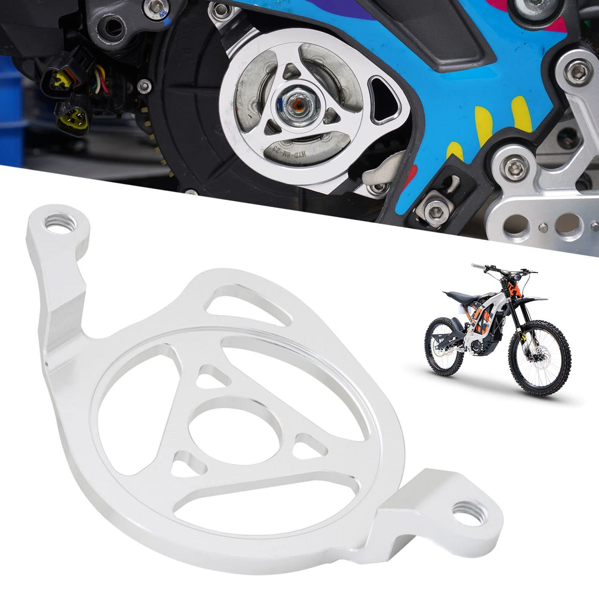 Ventilated CNC Engine Case Guard I380