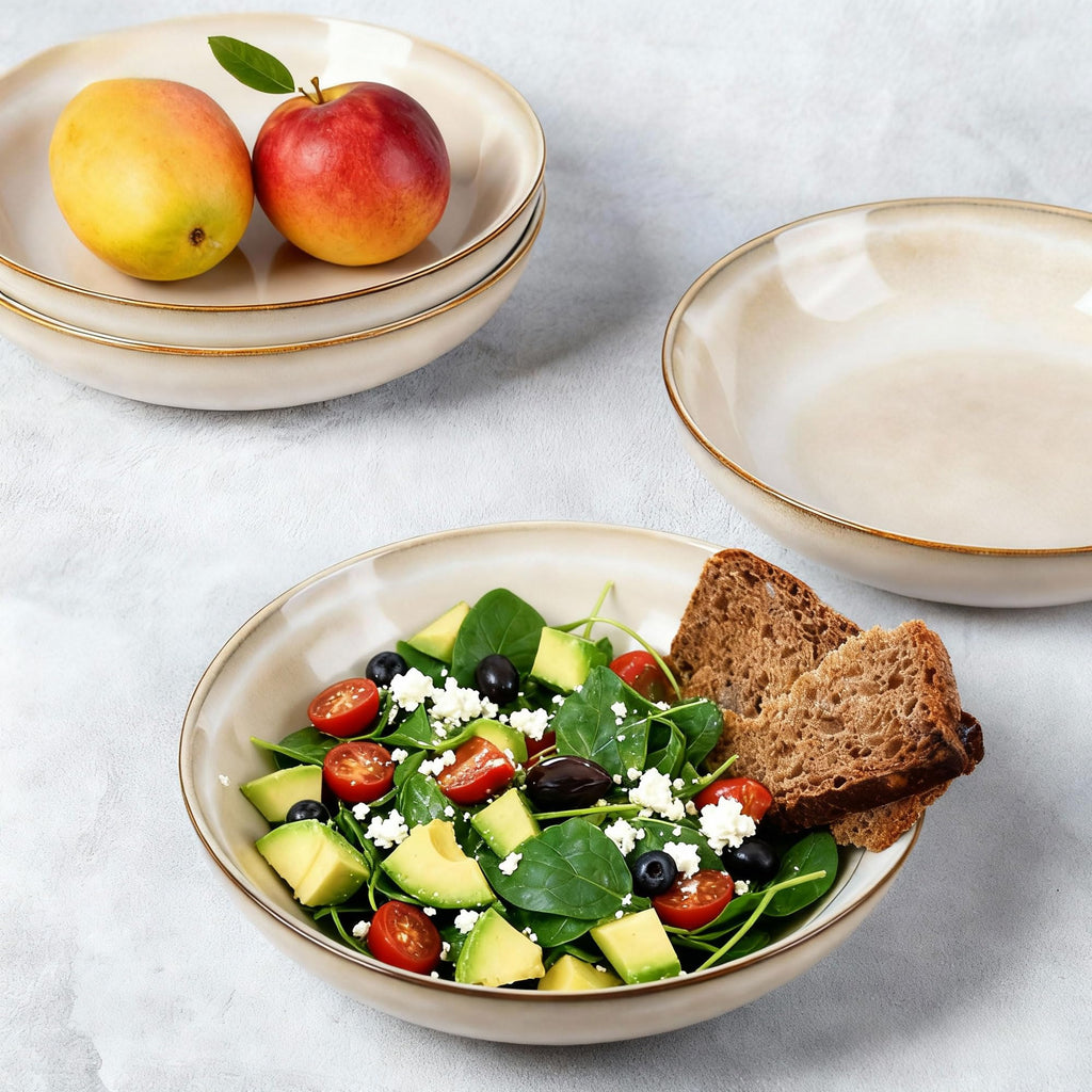 Ceramic Pasta Bowls Set of 4 P5604