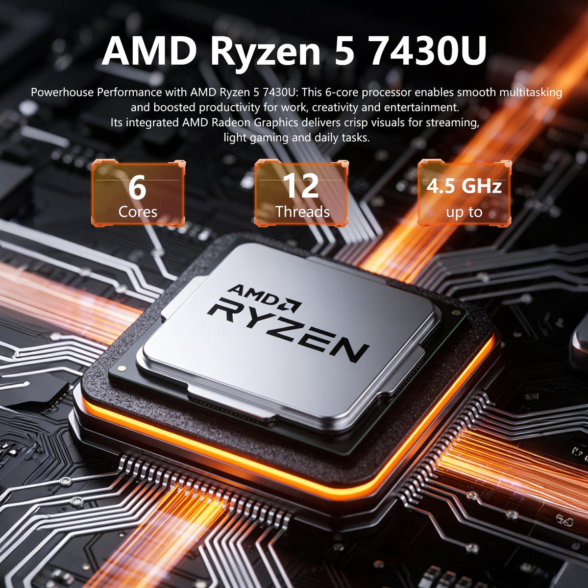 17.3" Touch Screen Laptop, 32GB RAM, 1TB SSD, AMD Ryzen 5, Windows 11 Pro, Silver K9671