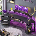 79" Gaming Desk with Fabric Drawers Storage X2021