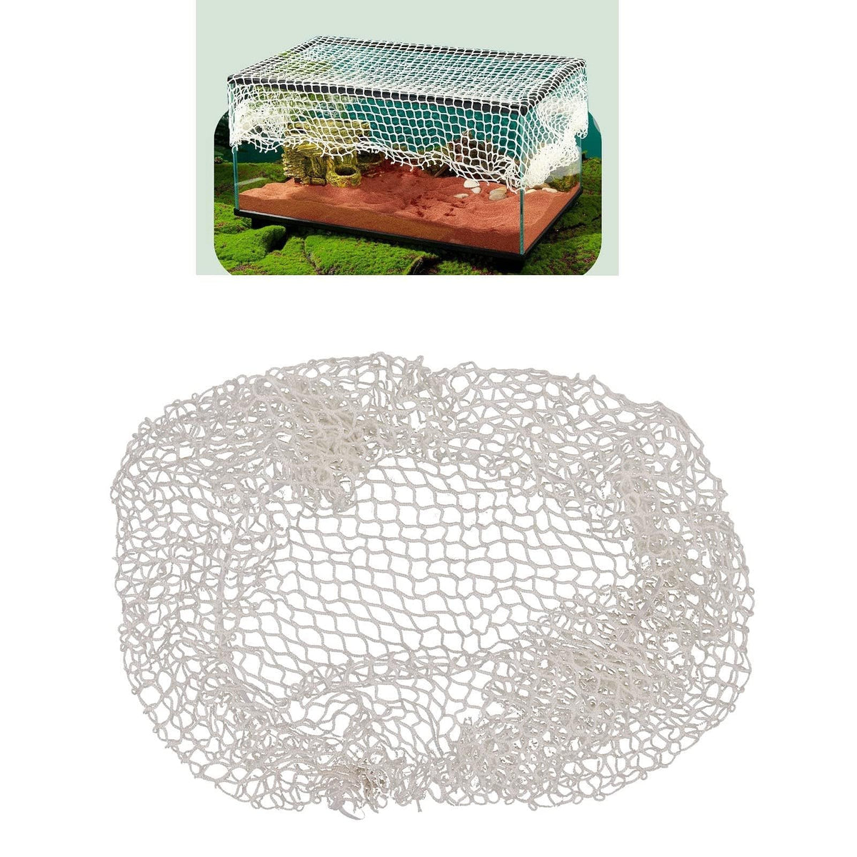 Aquarium Escape Proof Net Clear Mesh Netting Cover P722133