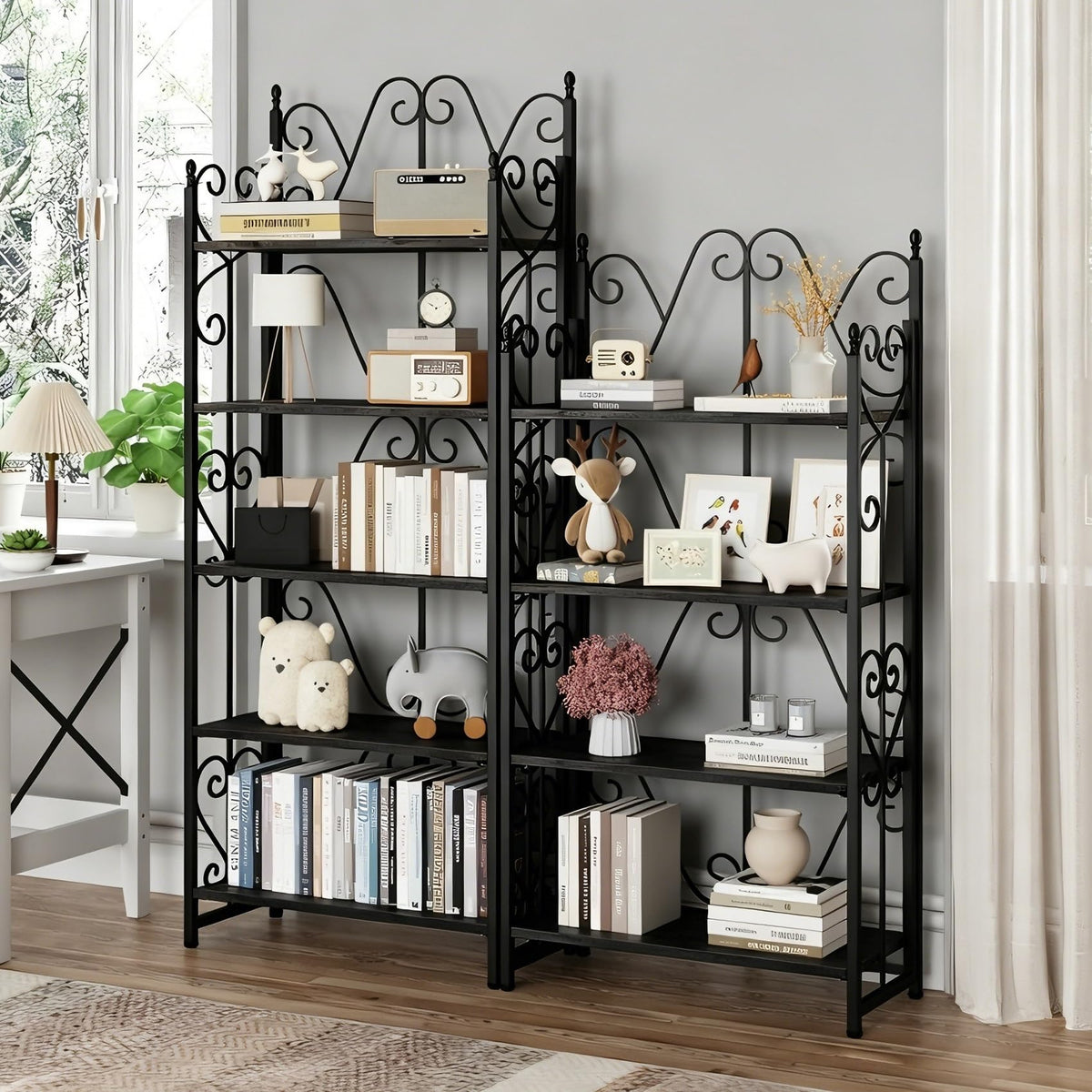 5 Tier Folding Bookshelf N933273