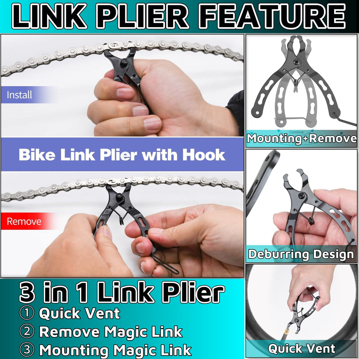 Bike Chain Tool 3 Pcs O350