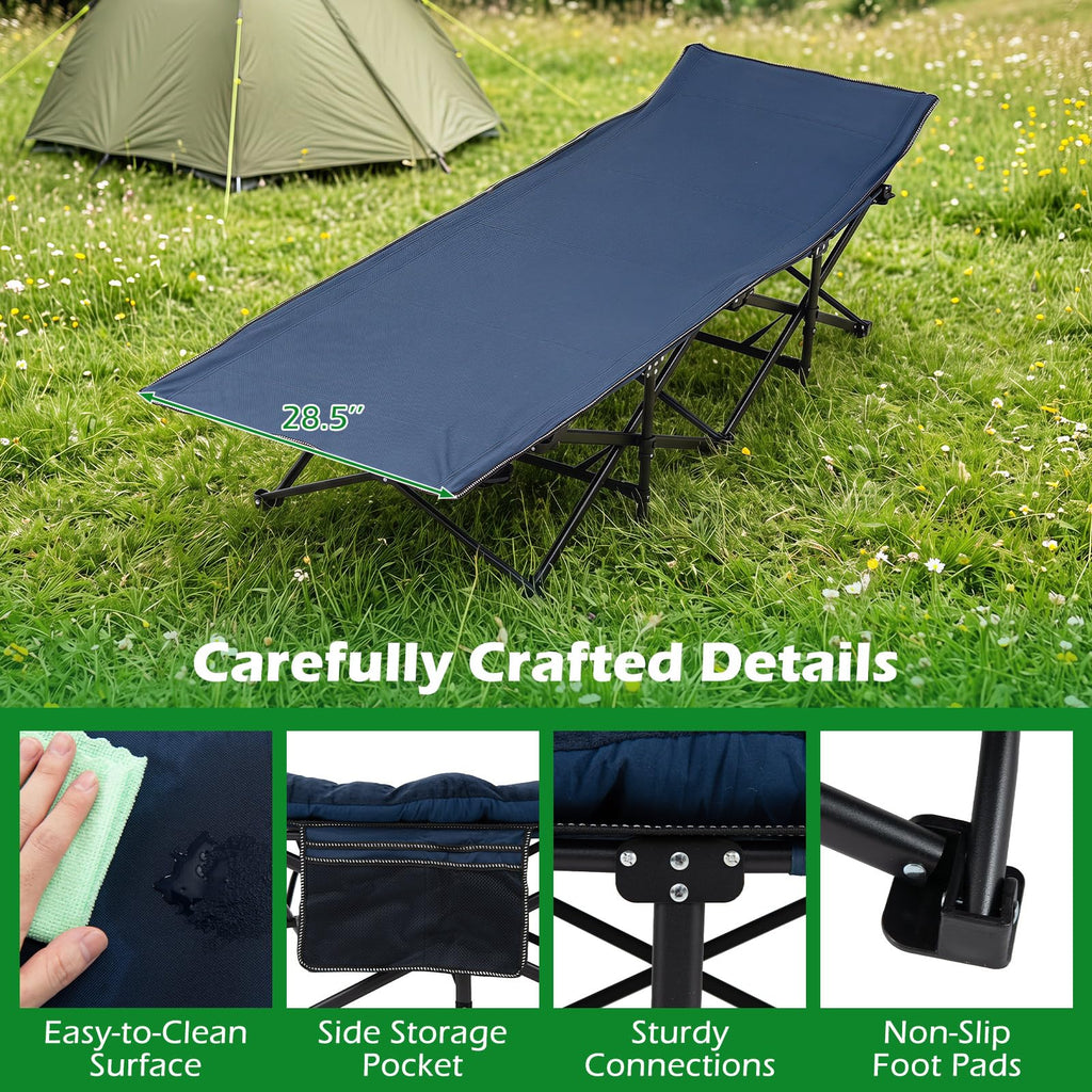 Camping Cot with Padded Mat E8221