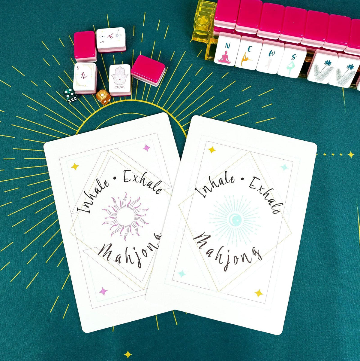 160 Acrylic Mahjong Set C236
