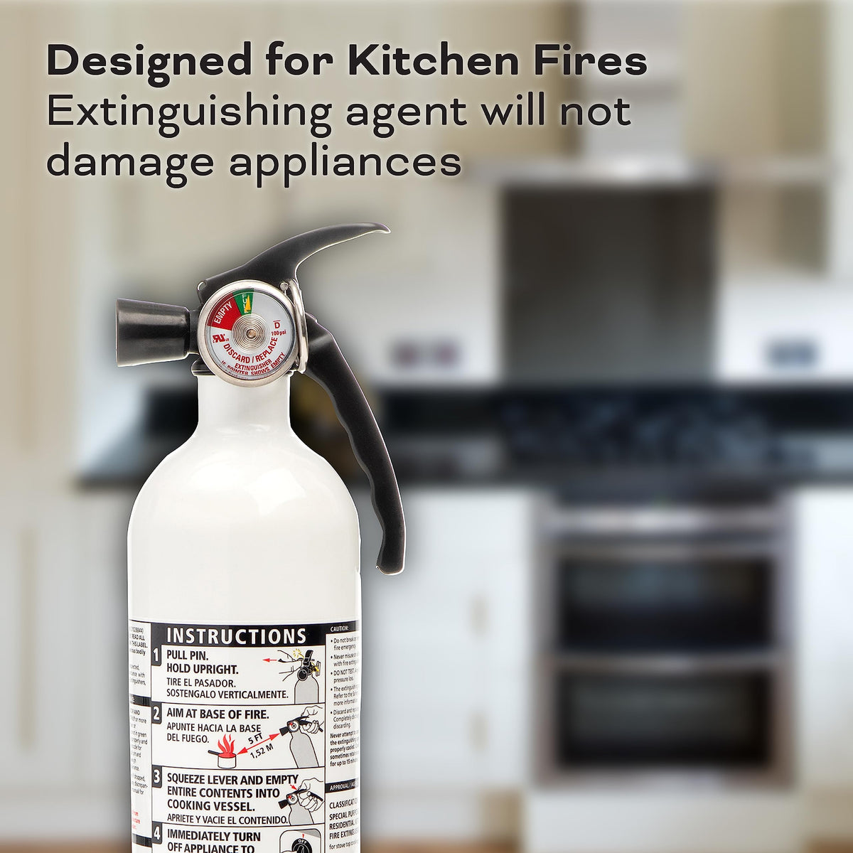 2 Pack Red Dry Chemical Fire Extinguisher with Mounting Bracket J90973