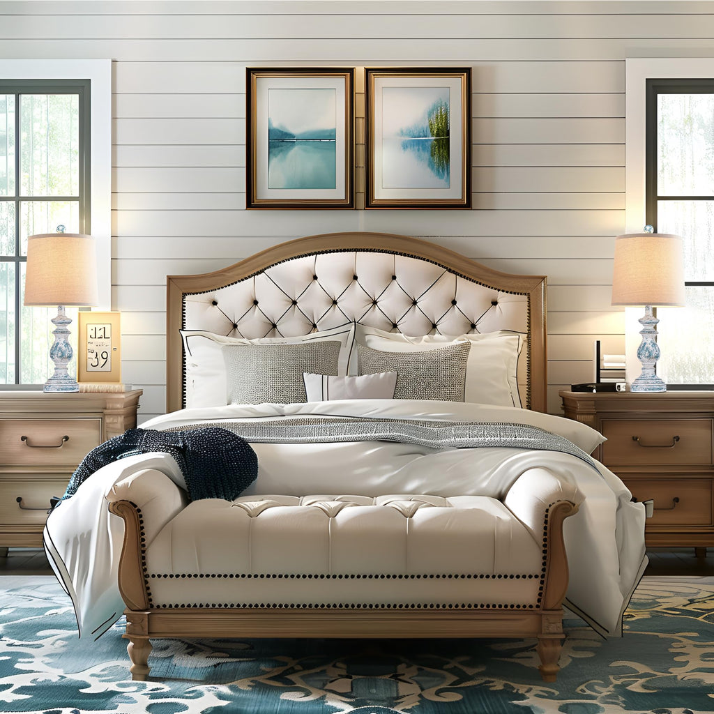 Set of 2 Table Lamps with Linen Shades K151053