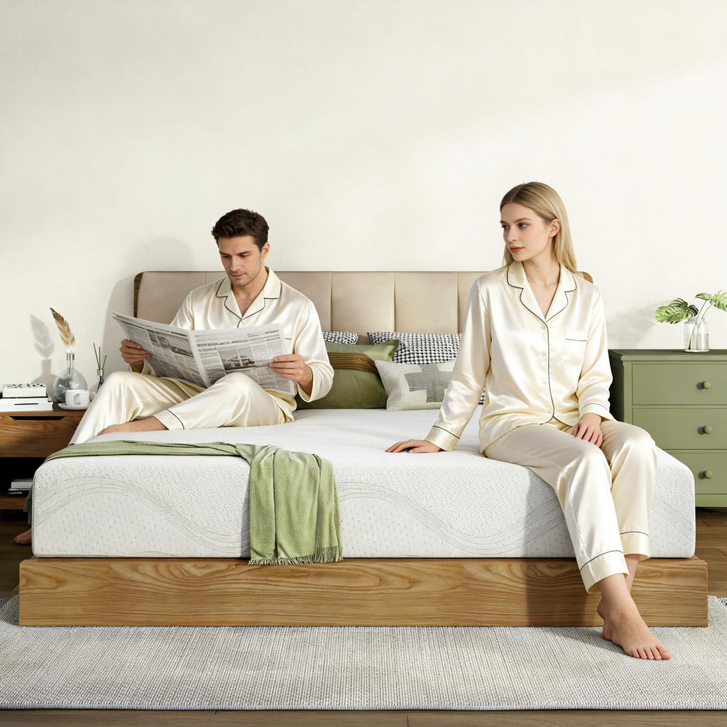 6 Inch Green Tea Gel Memory Foam Mattress B8427