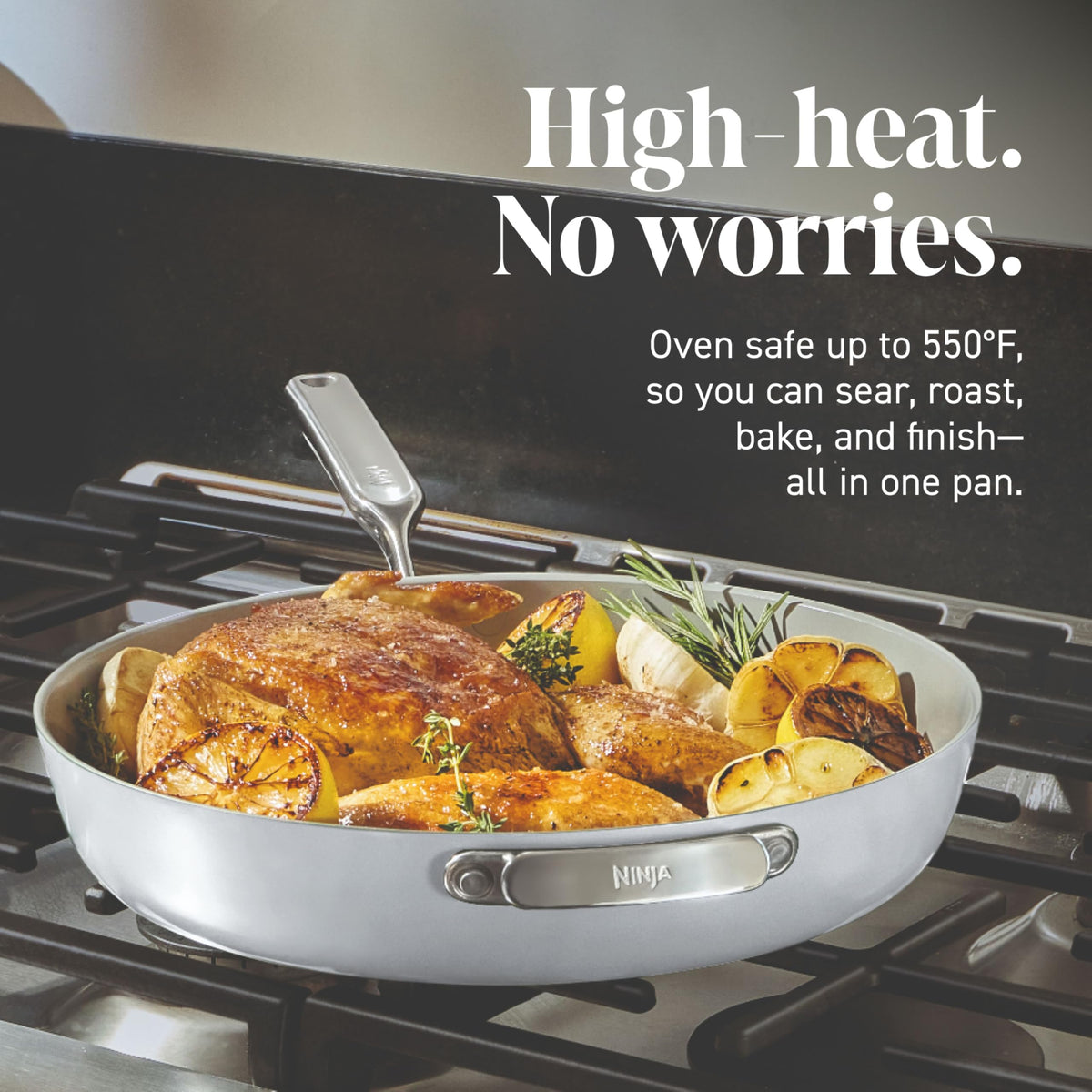 3-Piece Ceramic Fry Pan Set D820
