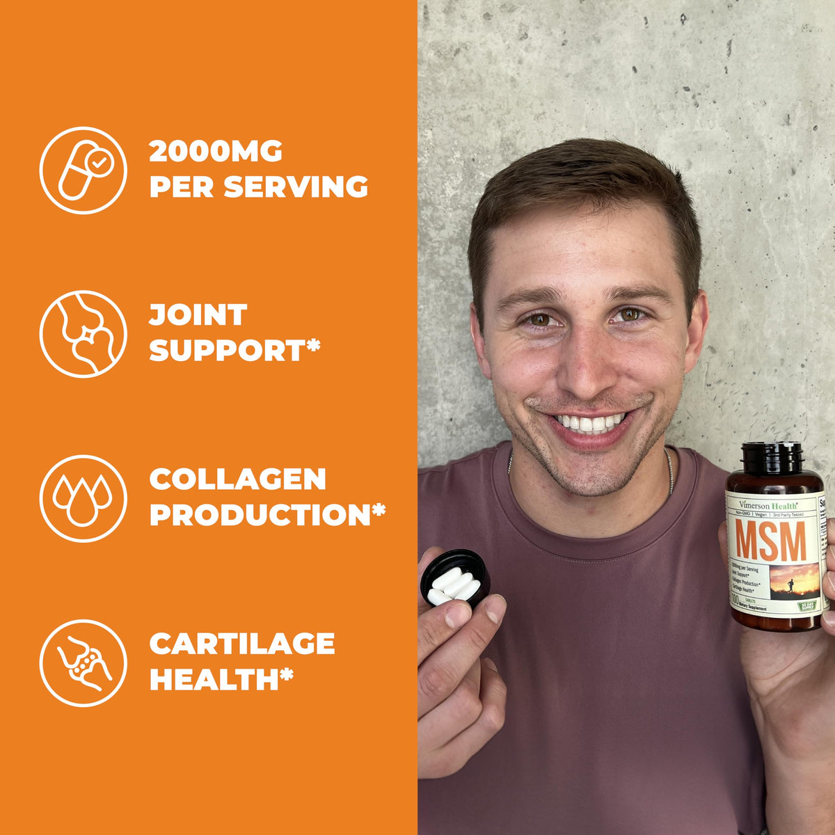 Glucosamine Chondroitin MSM Joint Support Supplement L911116