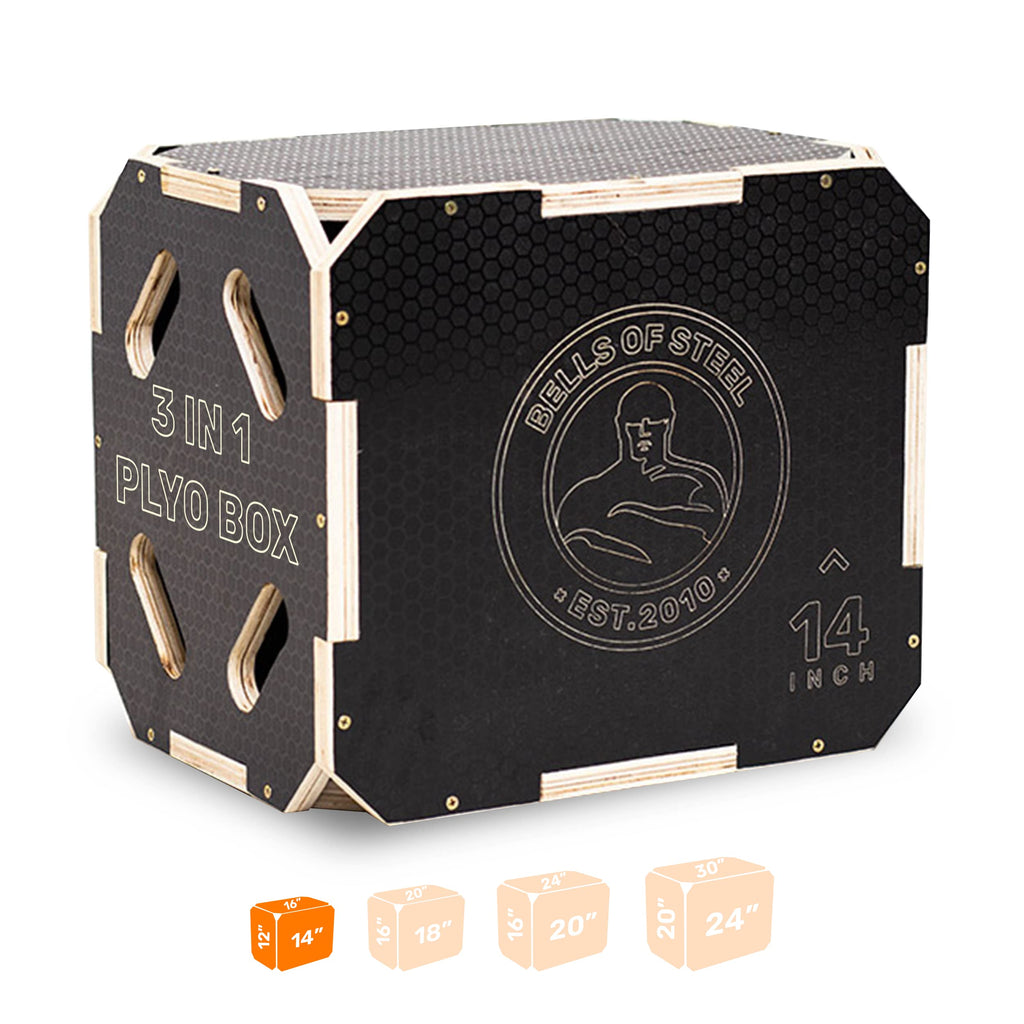 3-in-1 Anti-Slip Wooden Plyo Box E846759
