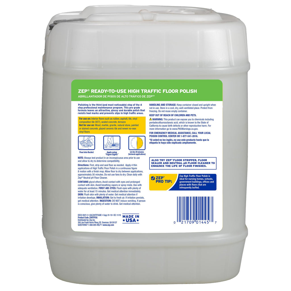 High Traffic Floor Polish 5 Gal J505