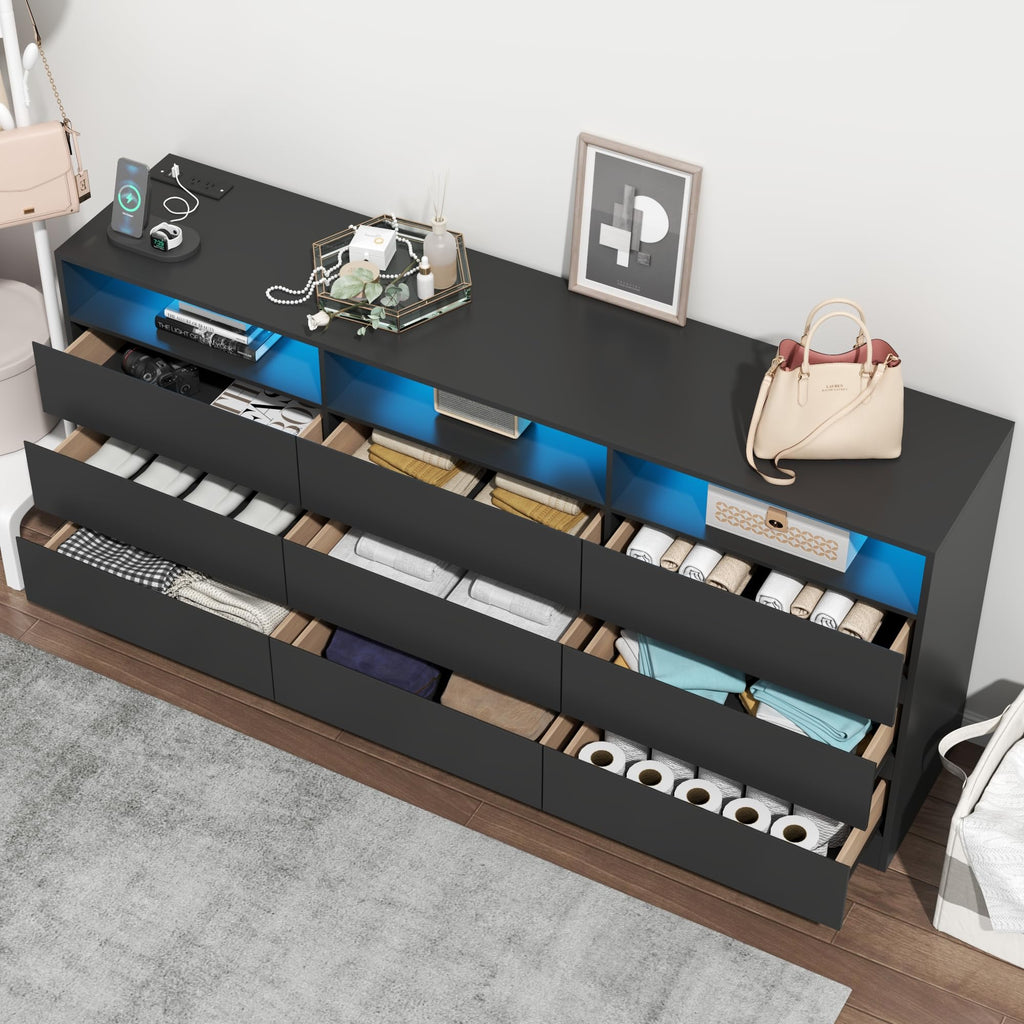 9 Drawer Dresser with Power Outlet M26973