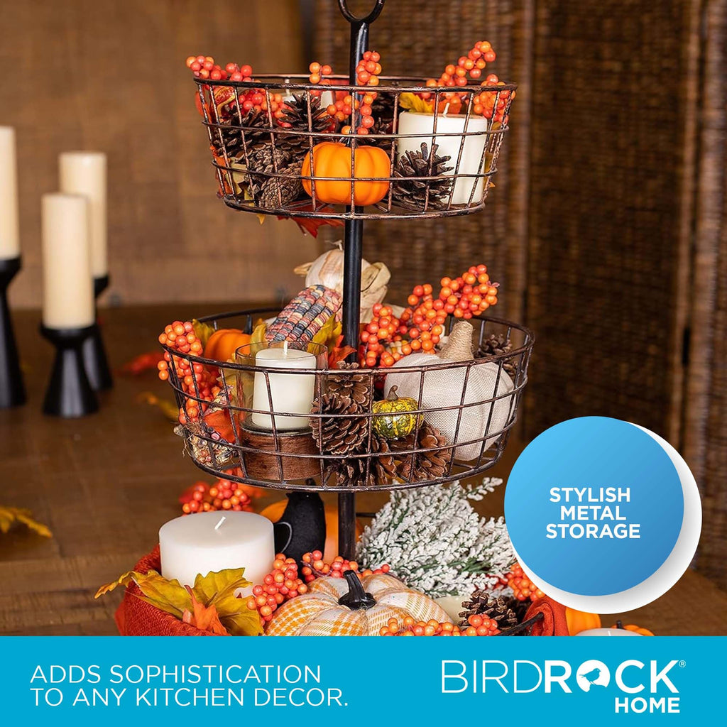 3 Tier Wire Fruit Basket K682845