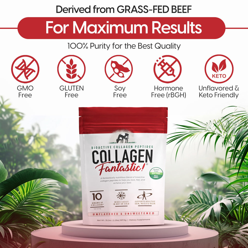 Collagen Peptides Powder Unflavored 2.2lb 90 Servings P777