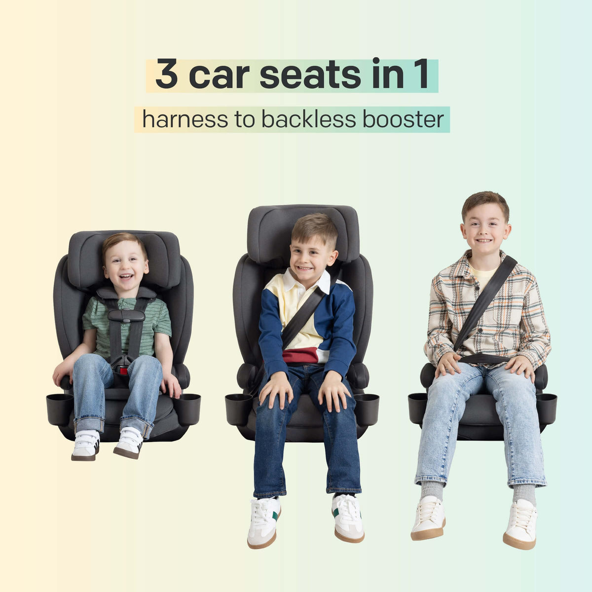 Harness Booster with Rigid Latch, 7-Position Footrest X3978