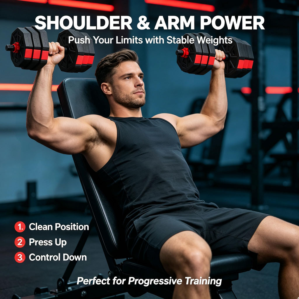 Adjustable Dumbbell Set 5-44 lbs K415412