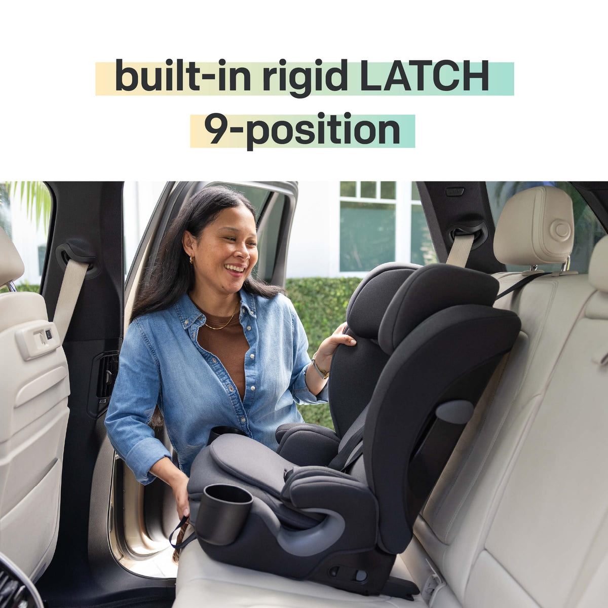 Harness Booster with Rigid Latch, 7-Position Footrest X3978
