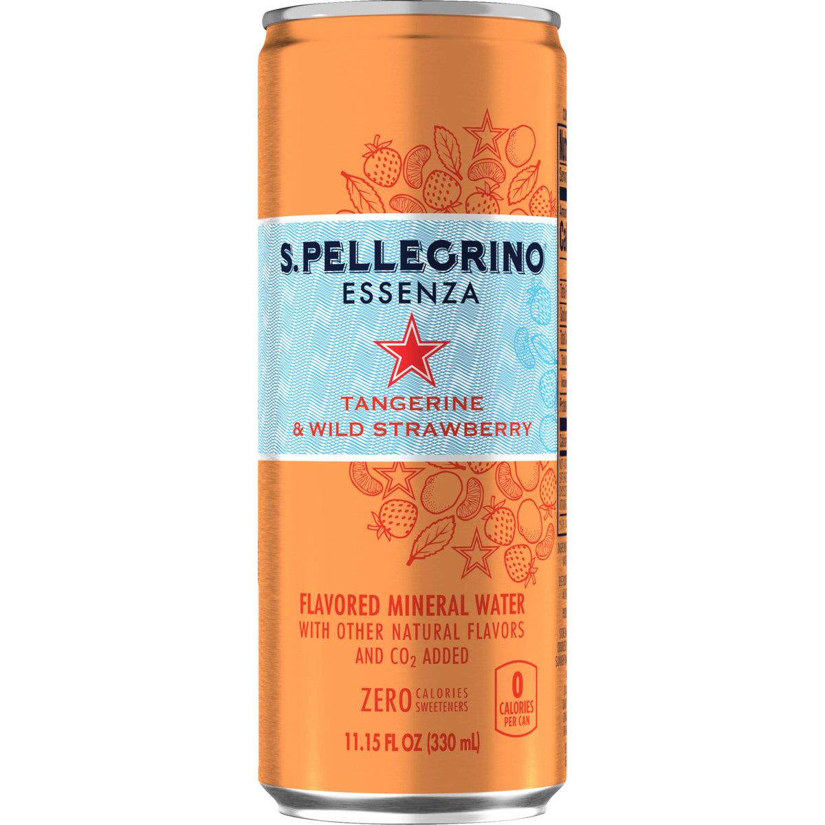 Tangerine & Wild Strawberry Sparkling Water 11.15 Fl Oz (Pack of 8) D148870