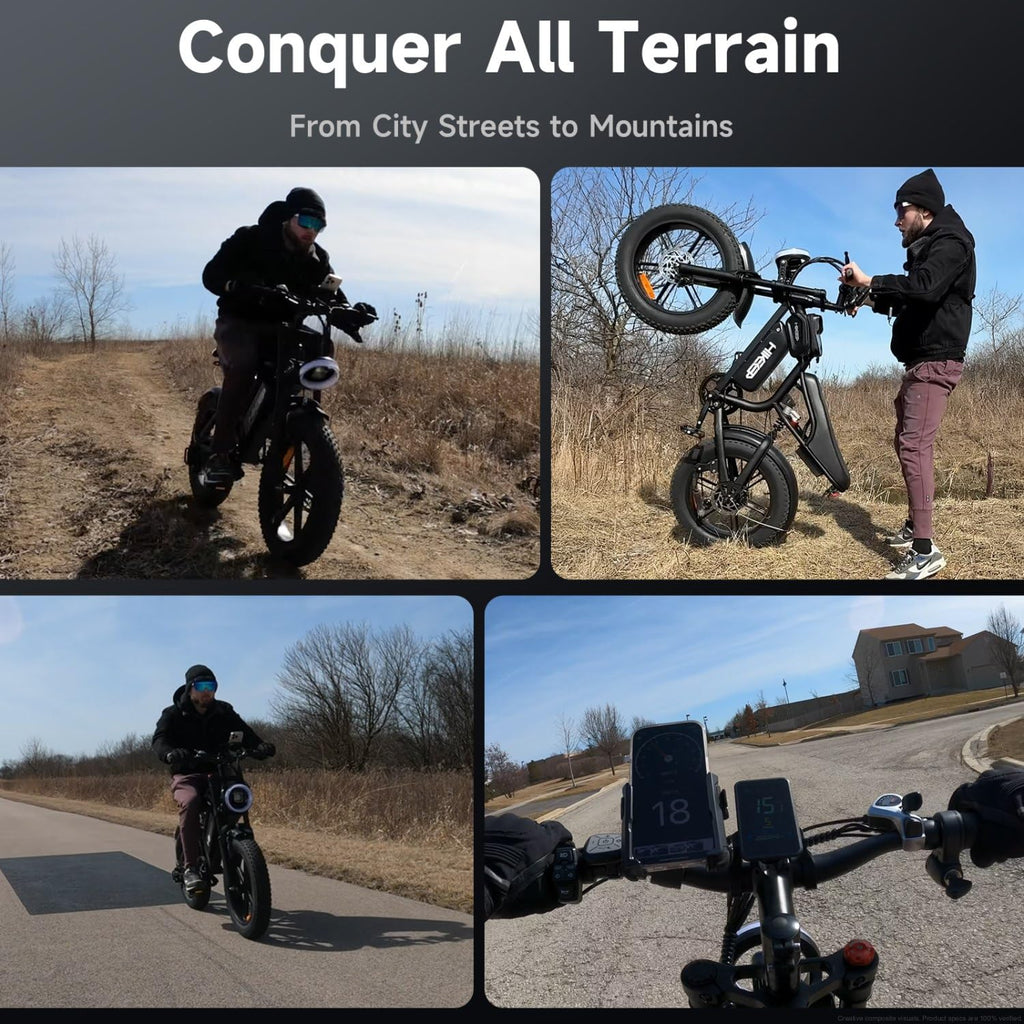 1500W Fat Tire Electric Bike B62860