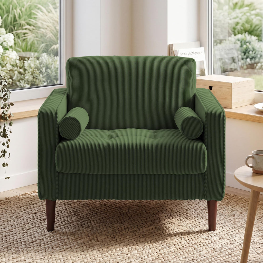 Green Accent Chairs Set of 2 J342