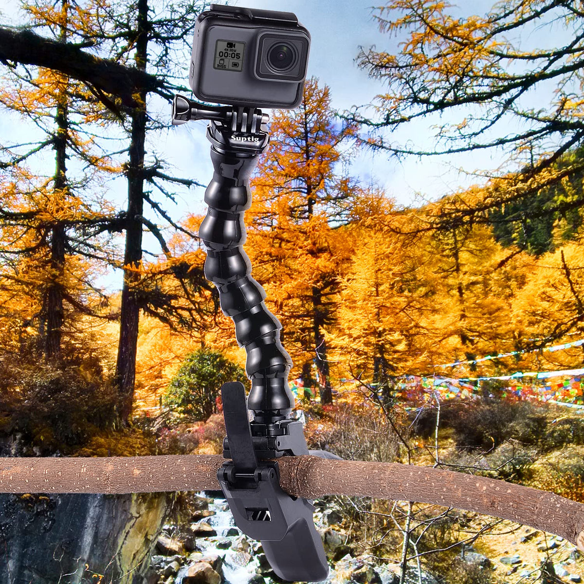Jaws Flex Clamp Mount Gooseneck Mount for Action Camera M6234